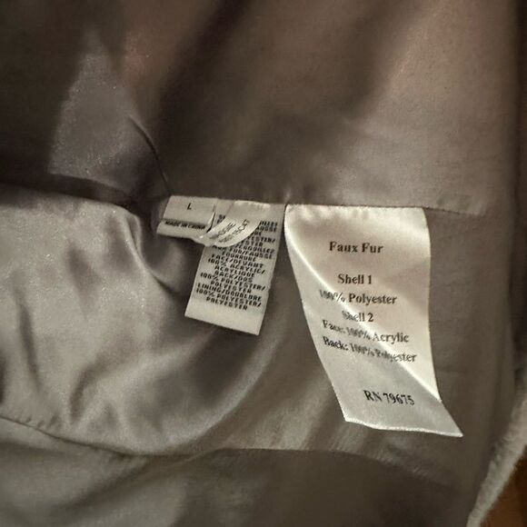Diane Von Furstenberg DVF faux fur coat - Picture 3 of 3